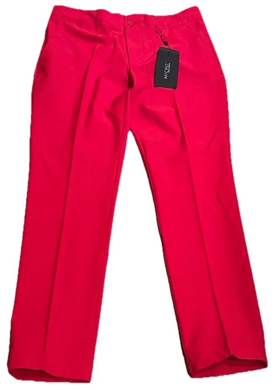 J Lindeberg Men's ELLOTT GOLF PANT Cherry Red NEW 36 X 30 $170